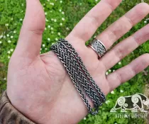 Filigree Viking Chain, Viking Necklace, Sterling Silver Viking Replica Chain, Norse Necklace, Viking Jewelry, Norse Jewelry,  Norse mythology gift