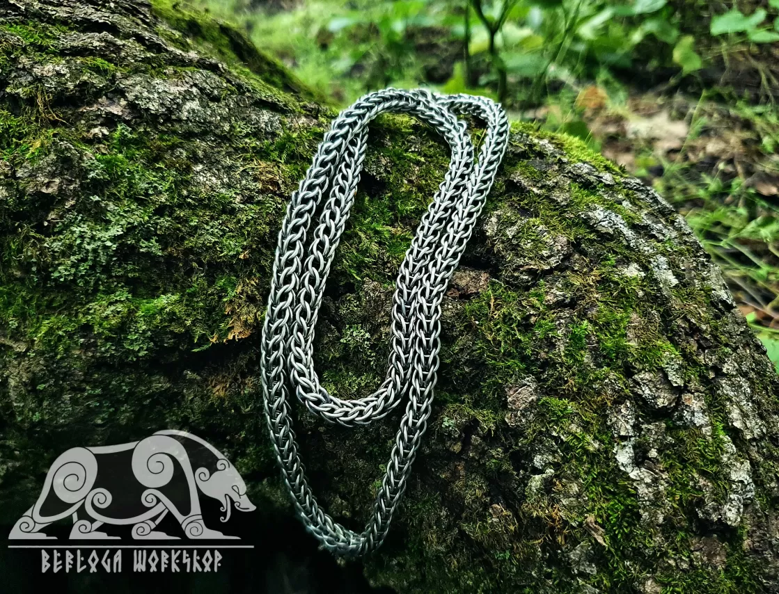 Viking Chain, Viking Necklace, Norse Necklace, Sterling Silver Necklace, Norse Jewelry, Viking Jewelry, Norse Mythology Gift